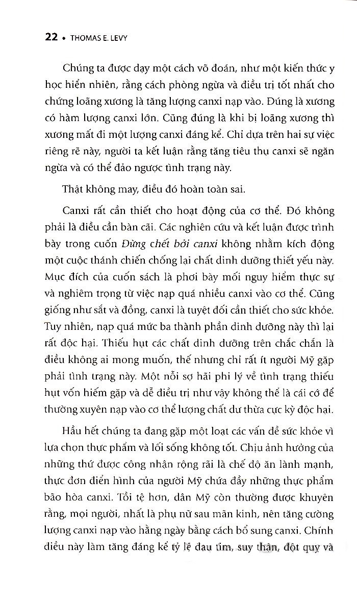 đừng chết bởi canxi (tái bản 2023)