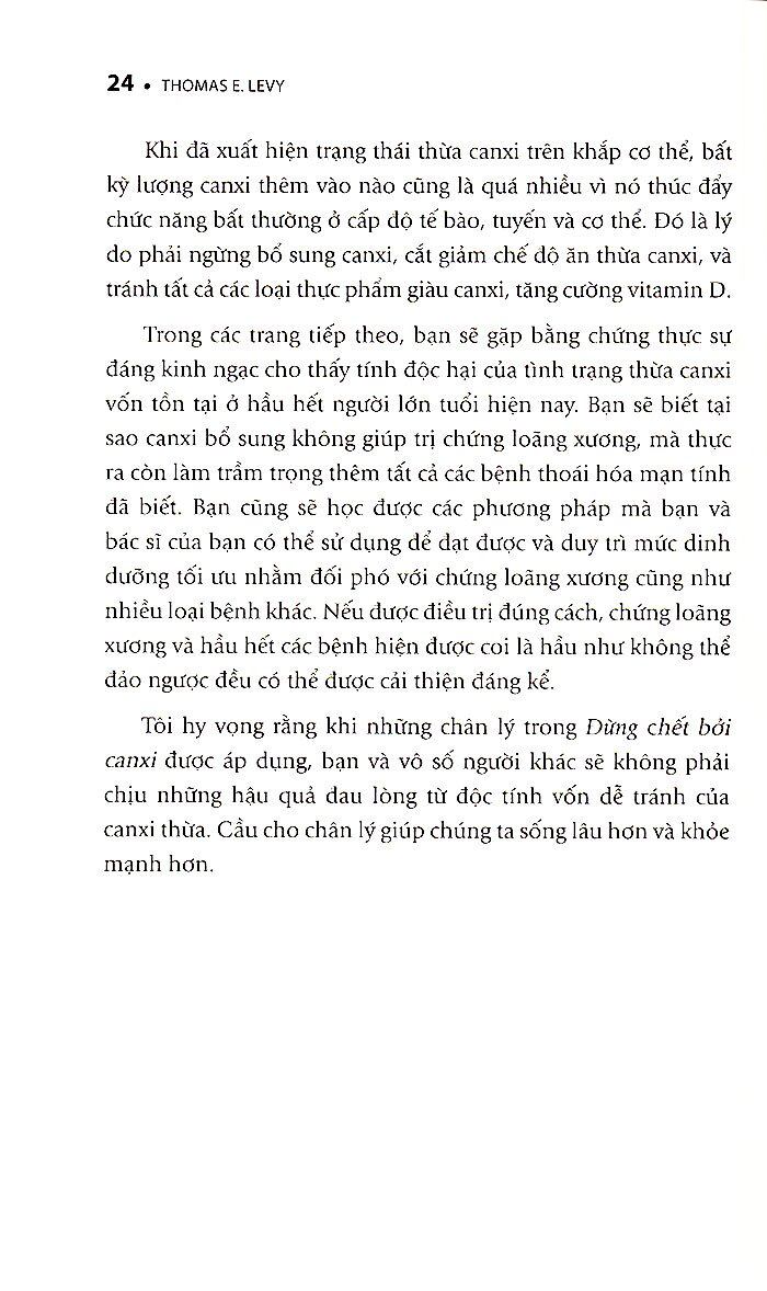 đừng chết bởi canxi (tái bản 2023)