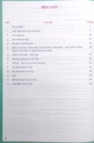 dùng chung cho các bộ sgk hiện hành - khám phá khoa học tự nhiên lớp 6