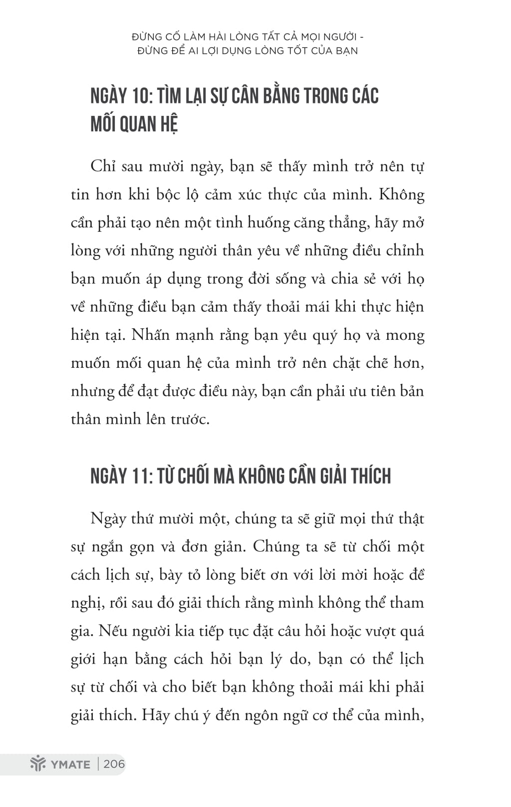 đừng cố làm hài lòng tất cả mọi người - đừng để ai lợi dụng lòng tốt của bạn