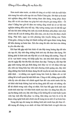 đừng cố làm những bà mẹ hoàn hảo