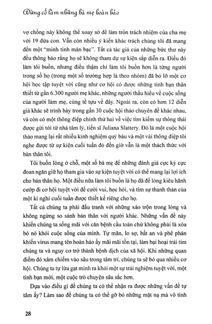 đừng cố làm những bà mẹ hoàn hảo