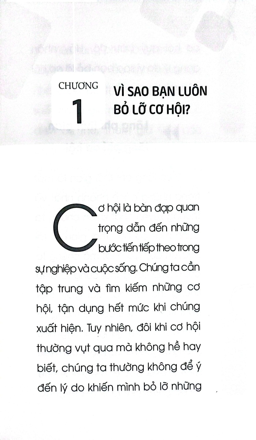 đừng đánh mất cơ hội