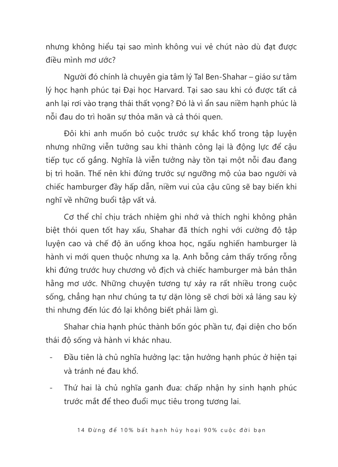 đừng để 10% bất hạnh hủy hoại 90% cuộc đời bạn