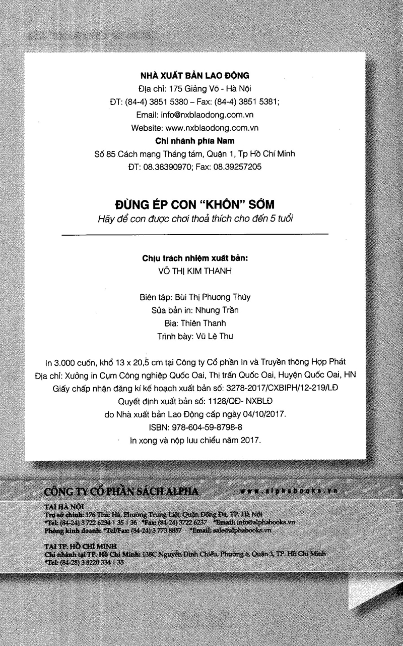 đừng ép con “khôn” sớm (tái bản 2023)