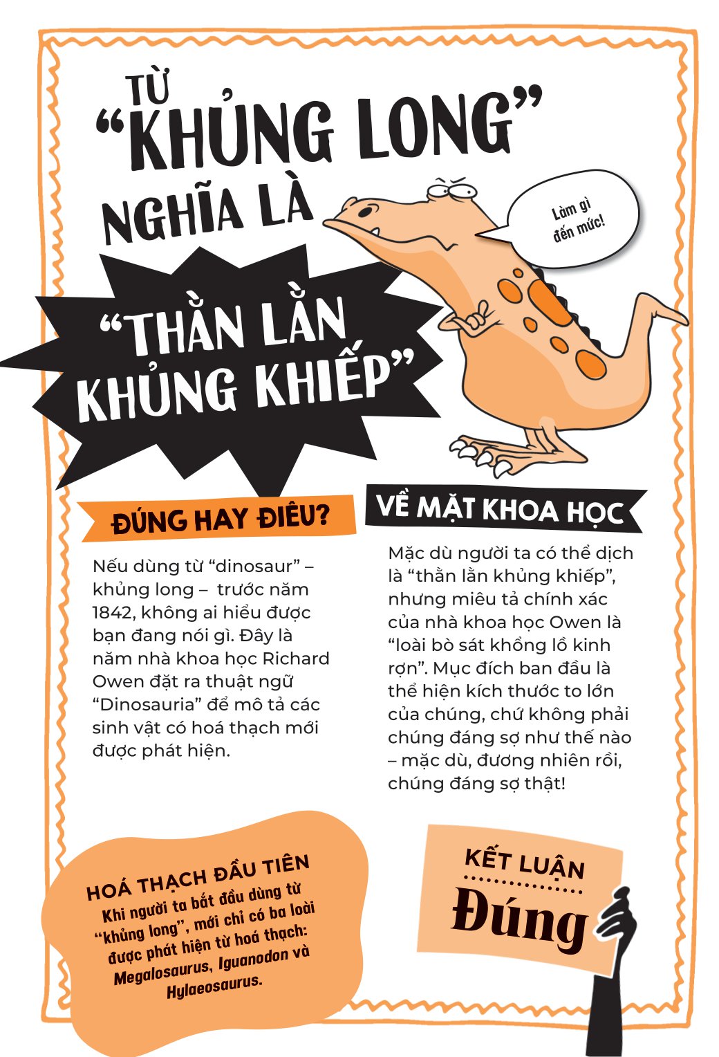 đúng hay điêu - sự thật về khủng long