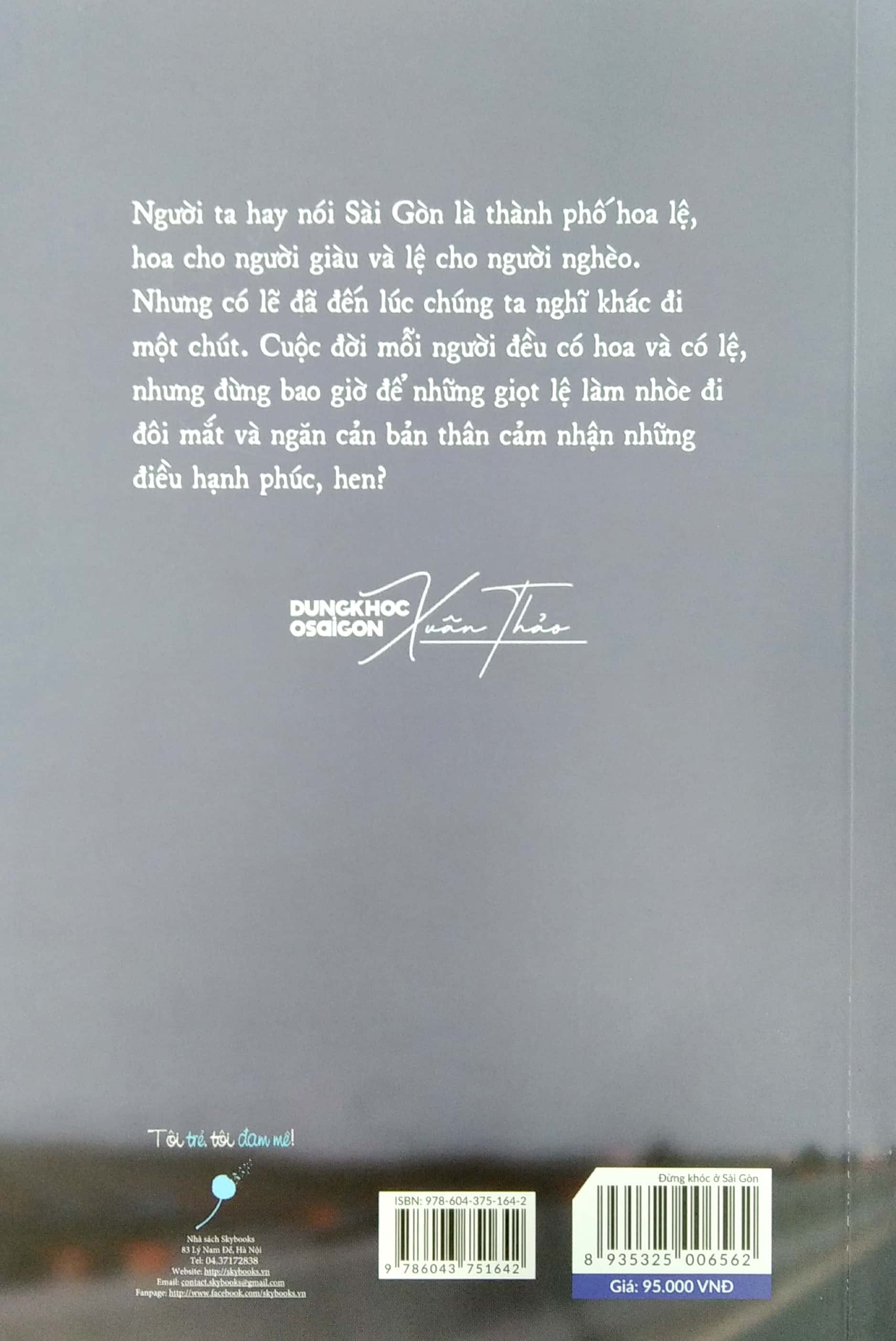 đừng khóc ở sài gòn