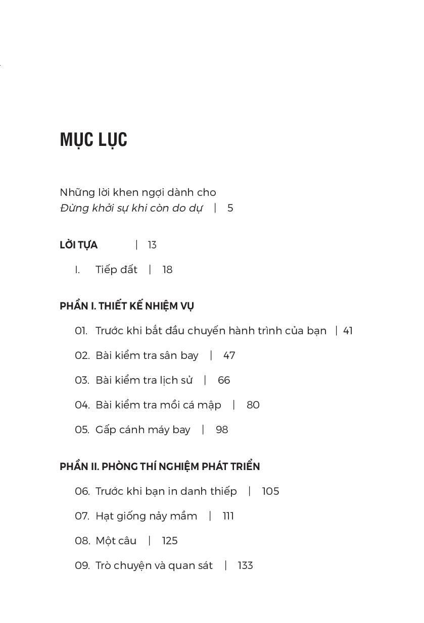 Đừng Khởi Sự Khi Còn Do Dự