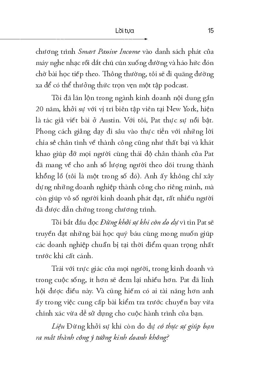 Đừng Khởi Sự Khi Còn Do Dự