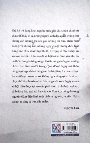 dựng lại con người - lời của kẻ sĩ