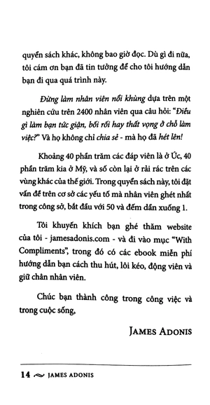 đừng làm nhân viên nổi khùng