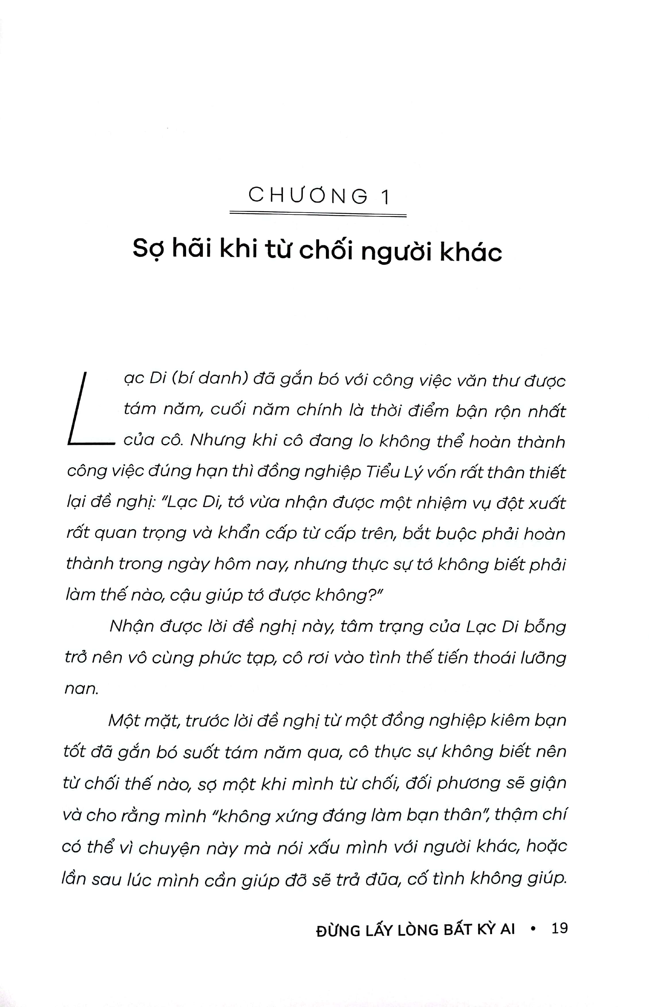 đừng lấy lòng bắt kỳ ai