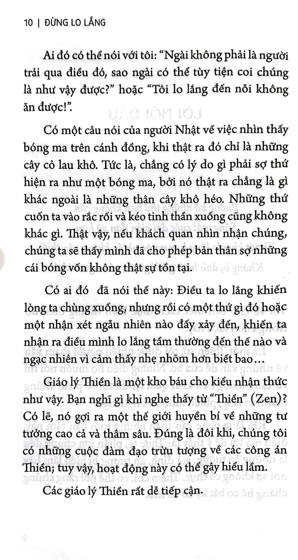 đừng lo lắng: 48 bài học an dịu nỗi lo âu từ một vị thiền sư