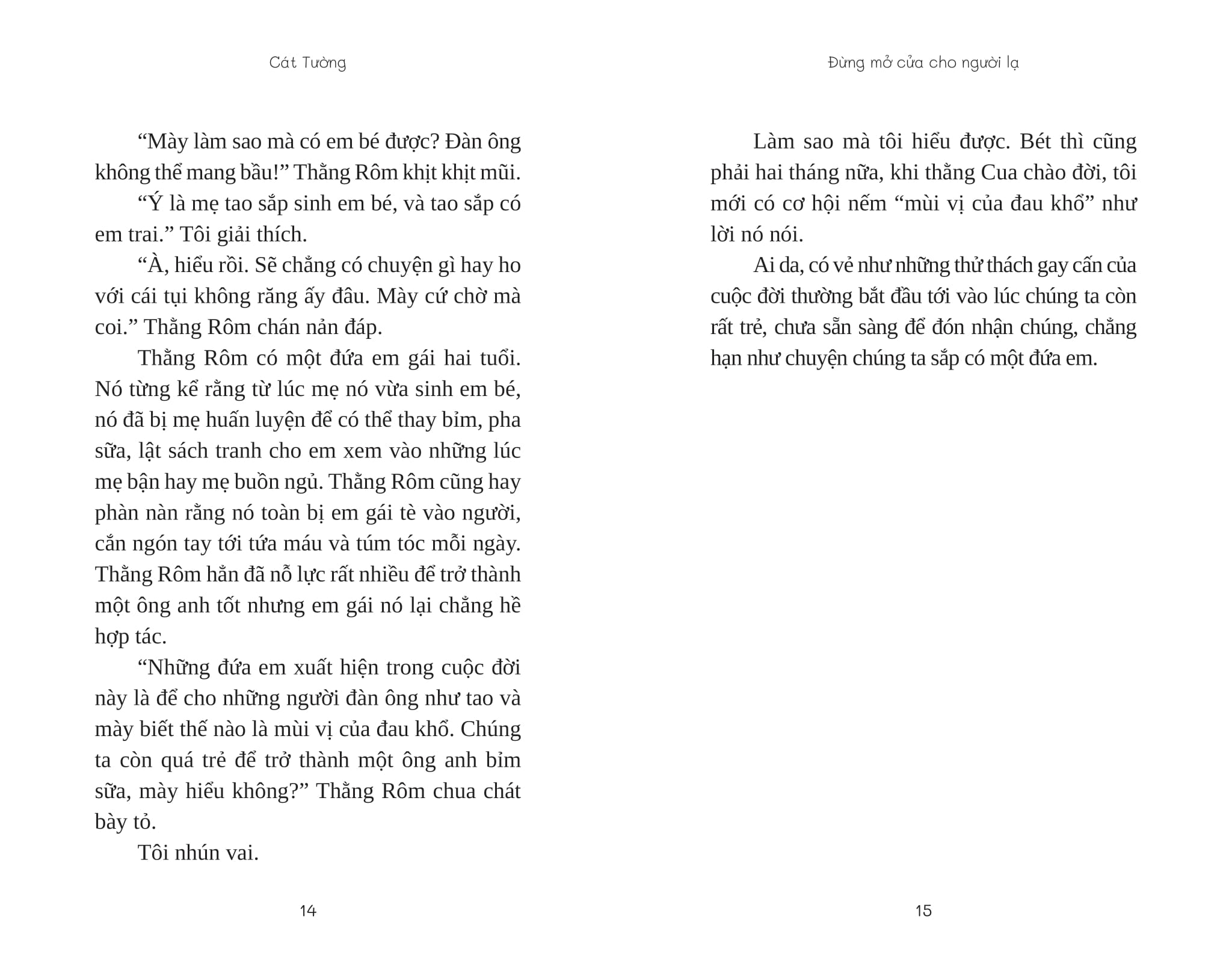 đừng mở cửa cho người lạ