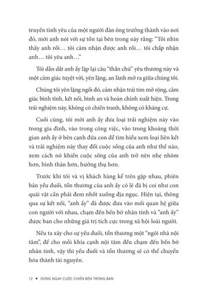 dừng ngay cuộc chiến bên trong bạn