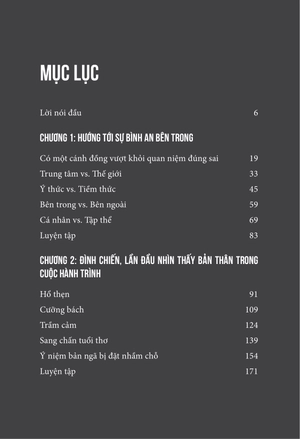 dừng ngay cuộc chiến bên trong bạn