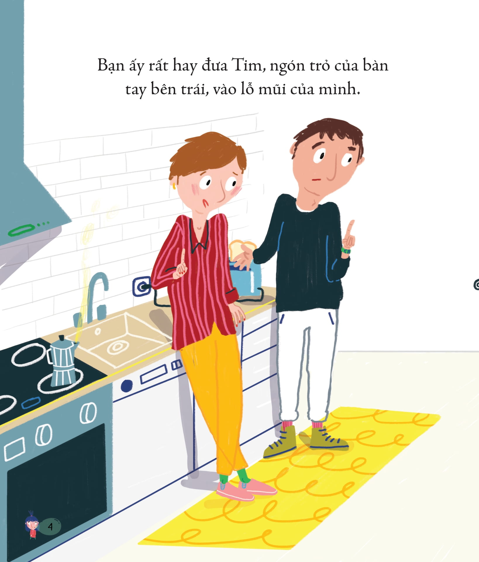 đừng ngoáy mũi nữa!