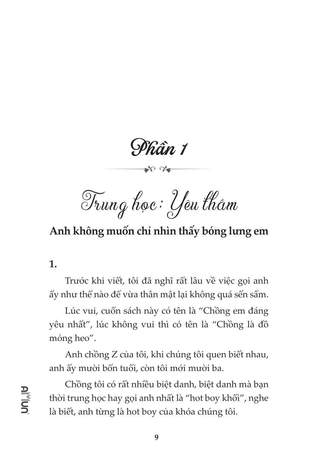 đừng nhìn lén nữa, anh cũng thích em