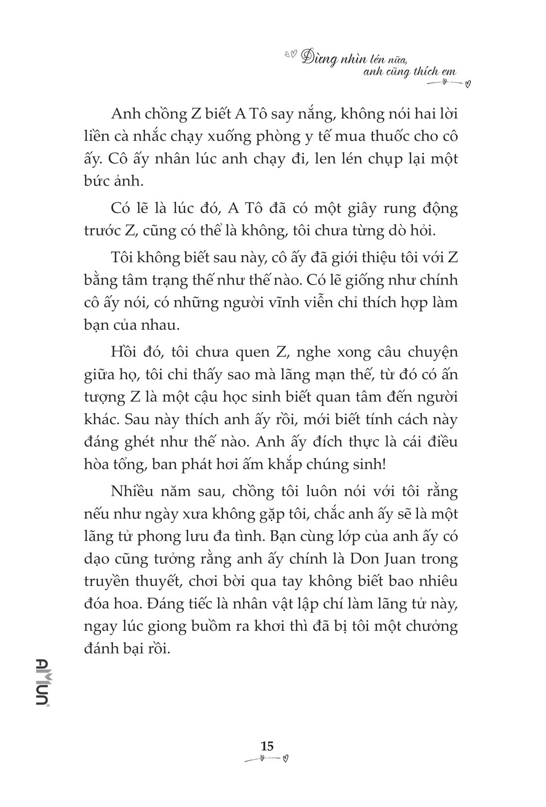 đừng nhìn lén nữa, anh cũng thích em
