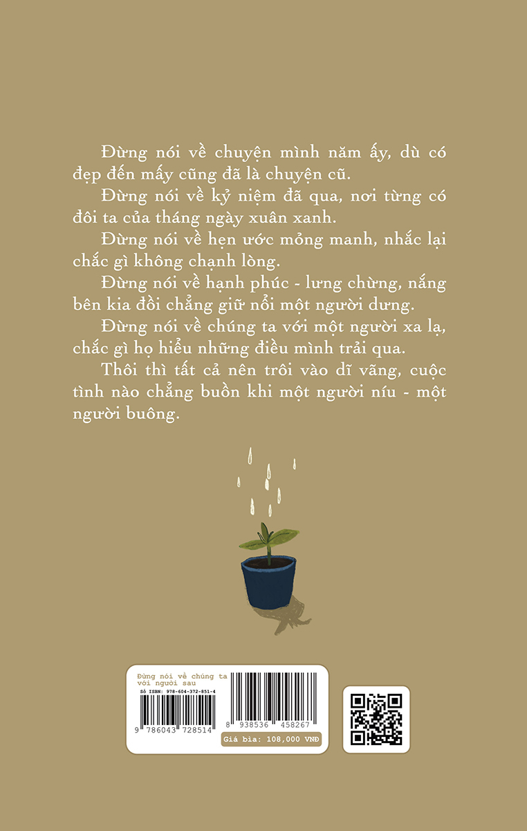 đừng nói về chúng ta với người sau - tặng kèm postcard