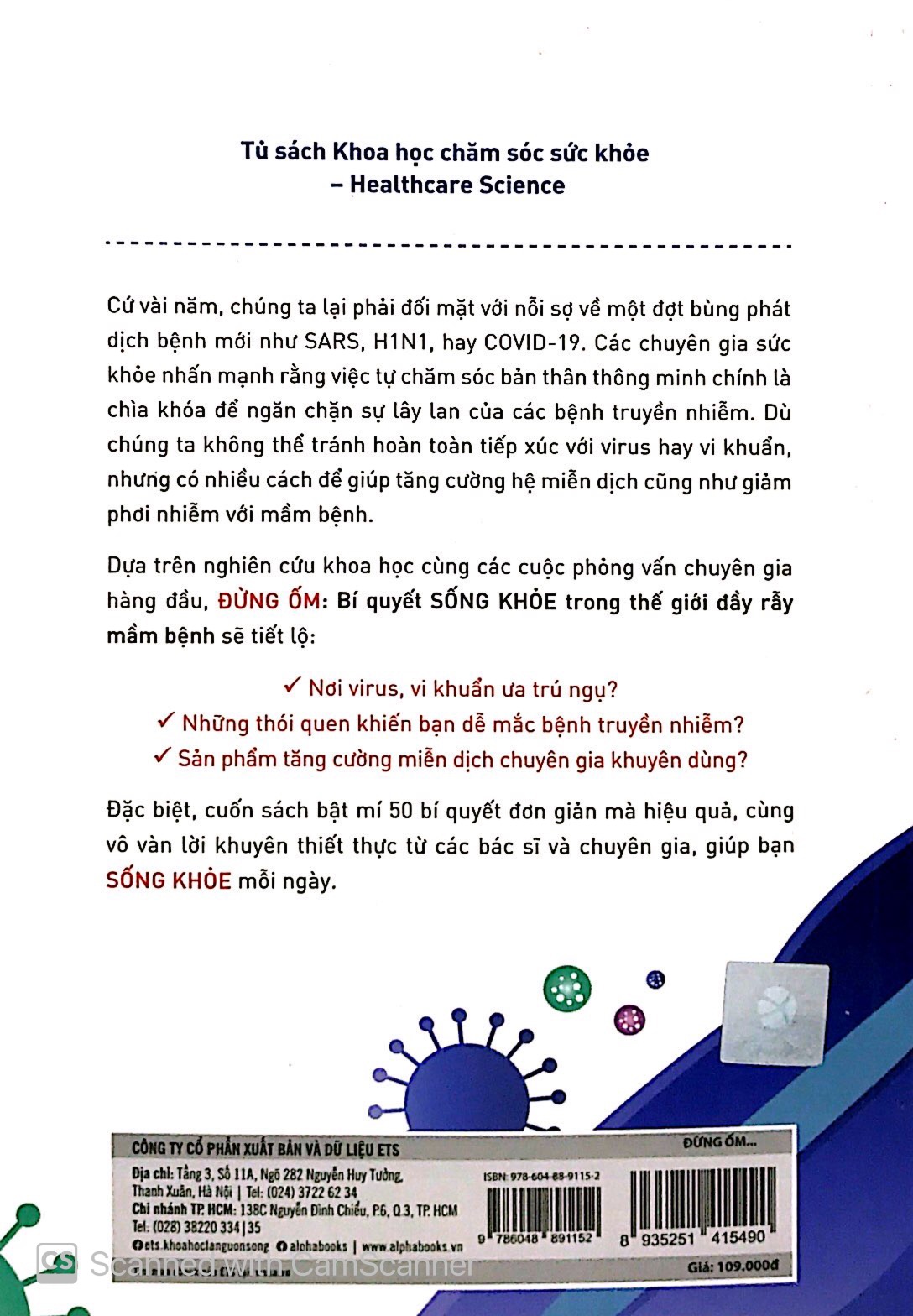 đừng ốm - bí quyết sống khỏe trong thế giới đầy rẫy mầm bệnh