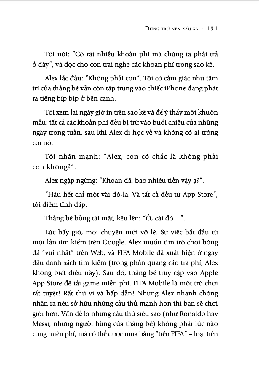 đừng trở nên xấu xa - don't be evil