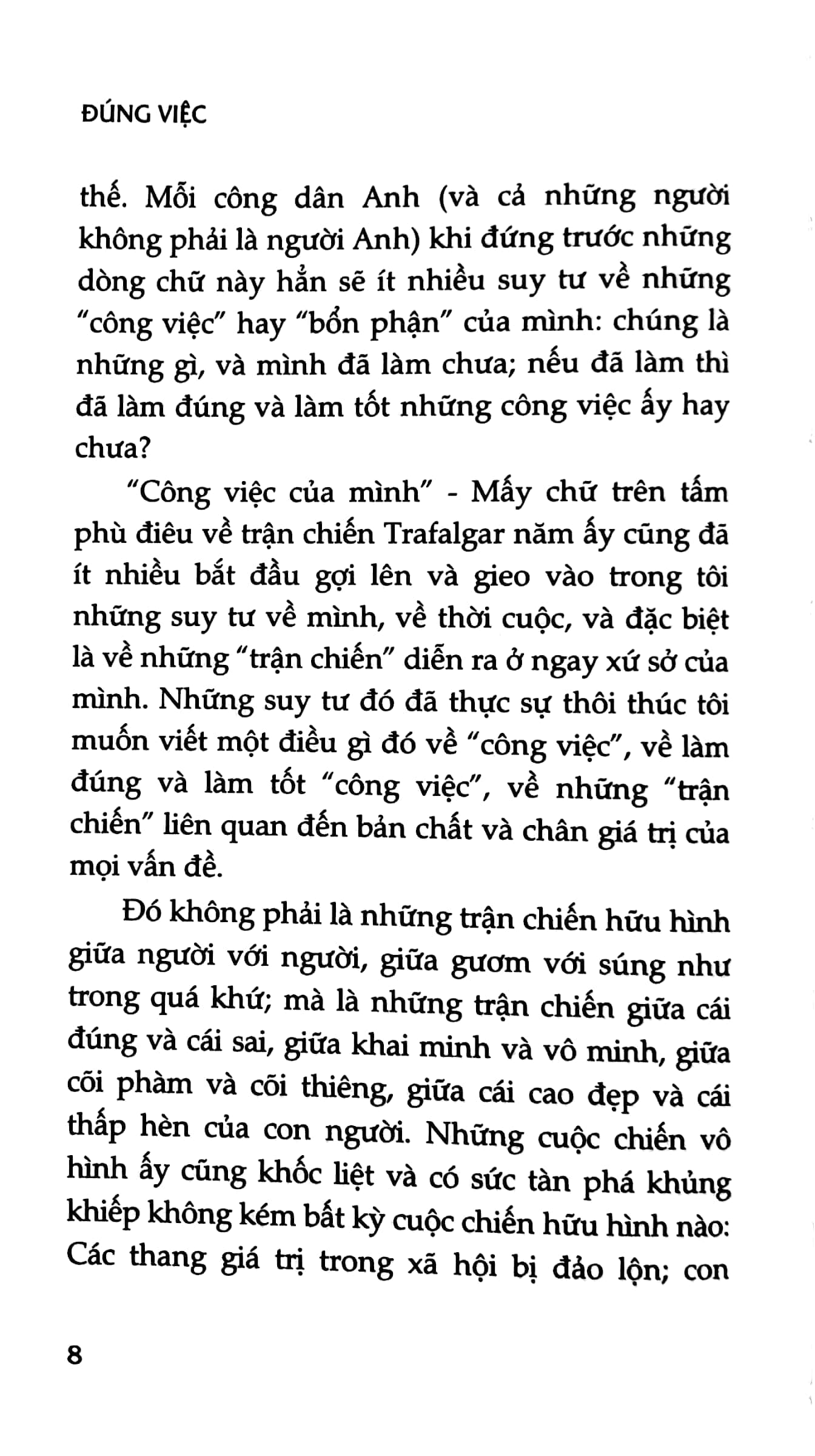 đúng việc - một góc nhìn về câu chuyện khai minh - bìa cứng (tái bản 2023)