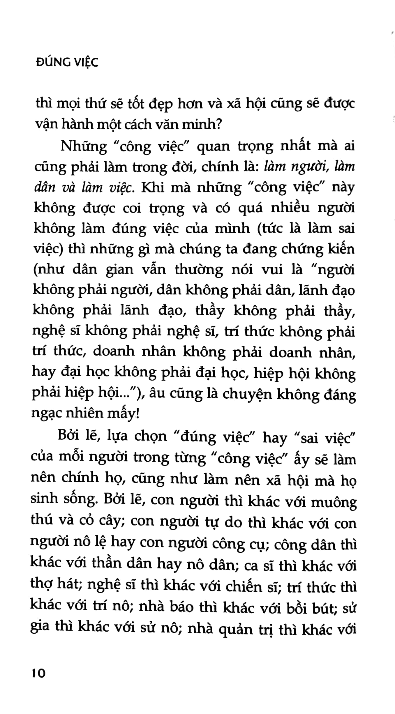 đúng việc - một góc nhìn về câu chuyện khai minh - bìa cứng (tái bản 2023)