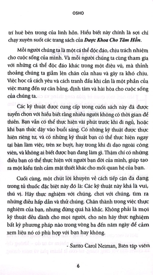dược khoa cho tâm hồn