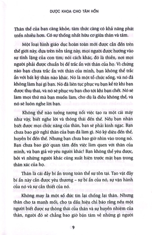dược khoa cho tâm hồn