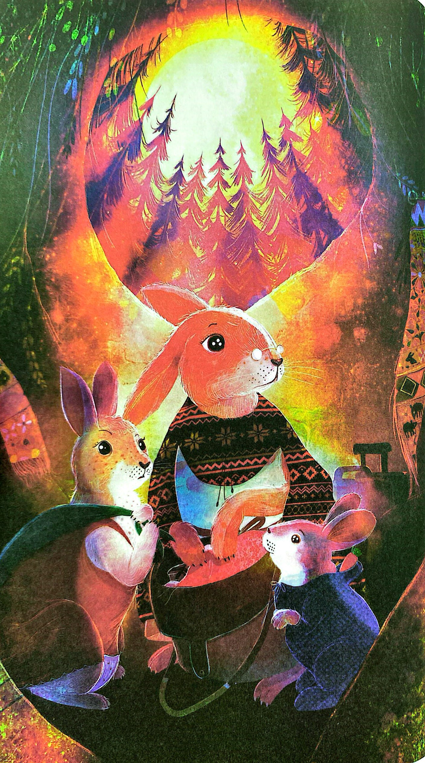 dưới bóng trăng ngà - câu chuyện về chuyến phiêu lưu của bé thỏ cải xoong