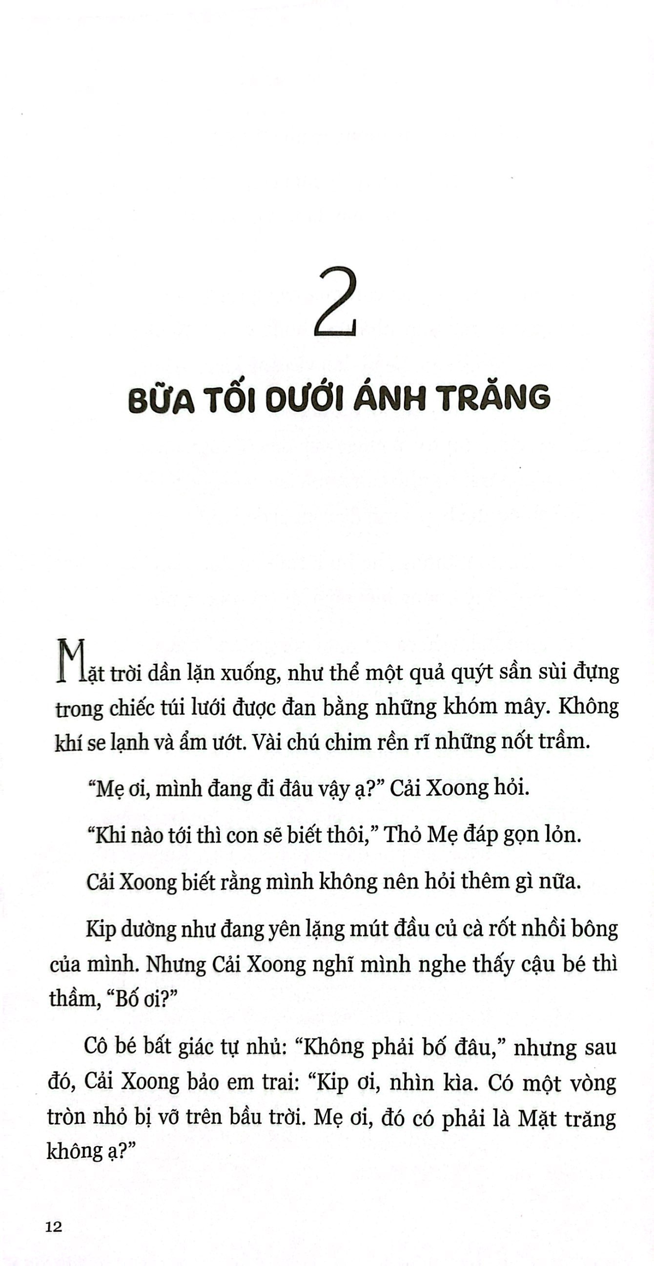 dưới bóng trăng ngà - câu chuyện về chuyến phiêu lưu của bé thỏ cải xoong