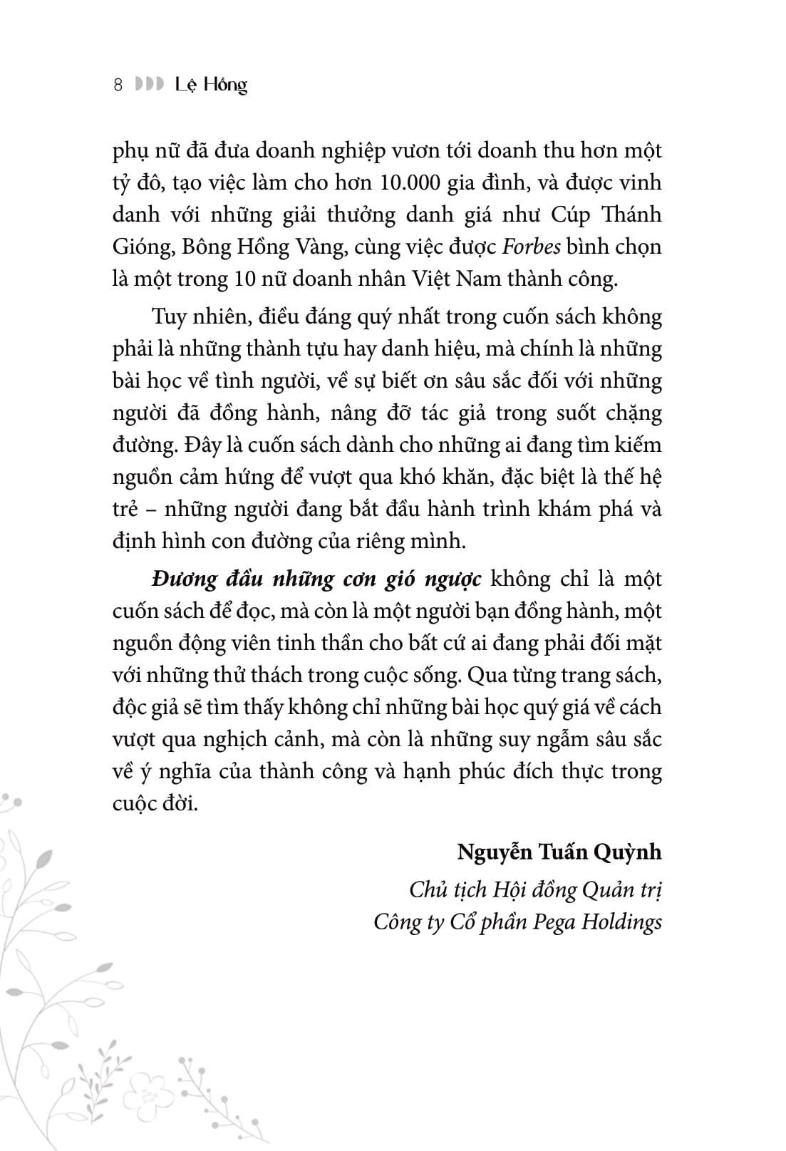 đương đầu những cơn gió ngược