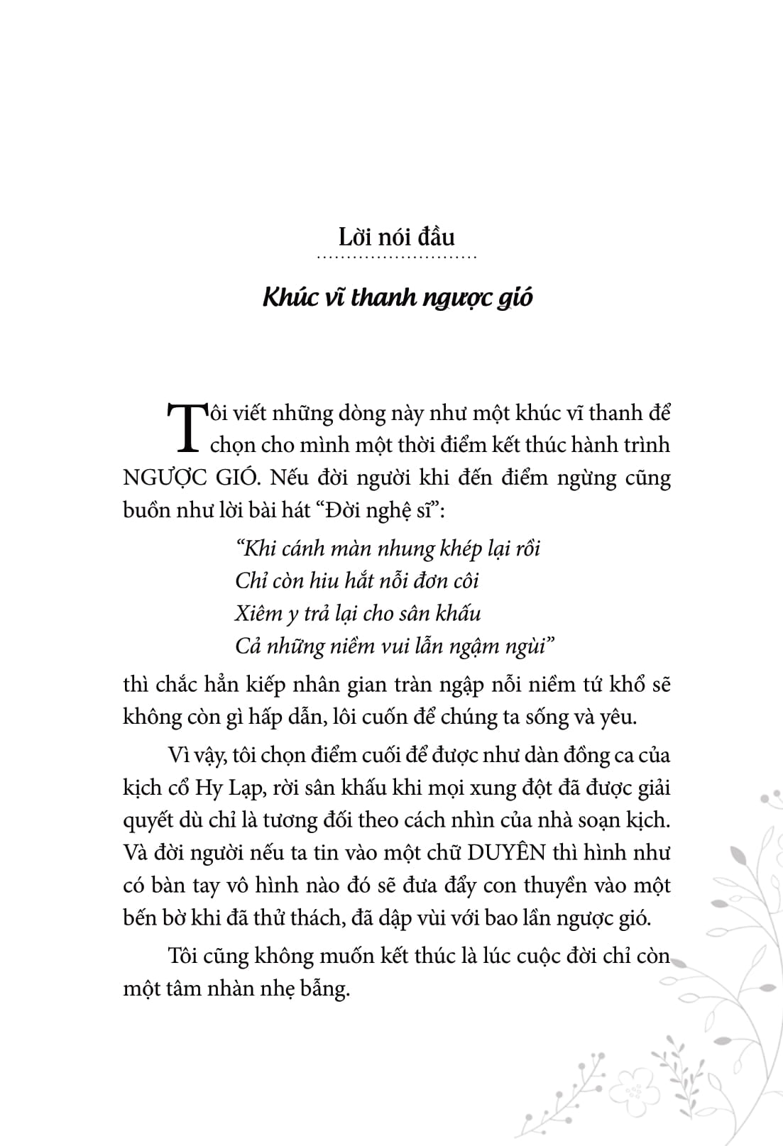 đương đầu những cơn gió ngược