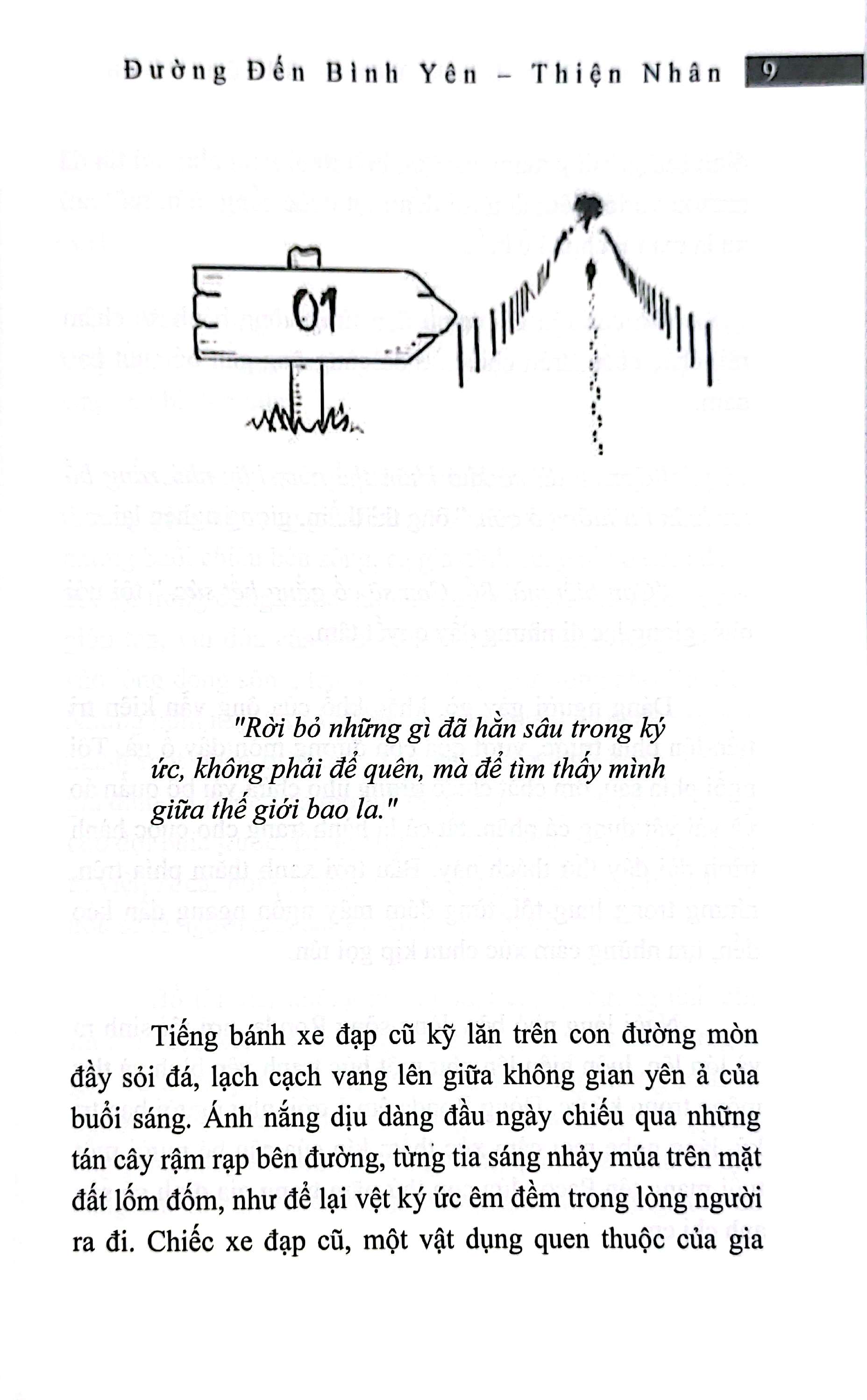 đường đến bình yên - đích đến của mọi cuộc hành trình