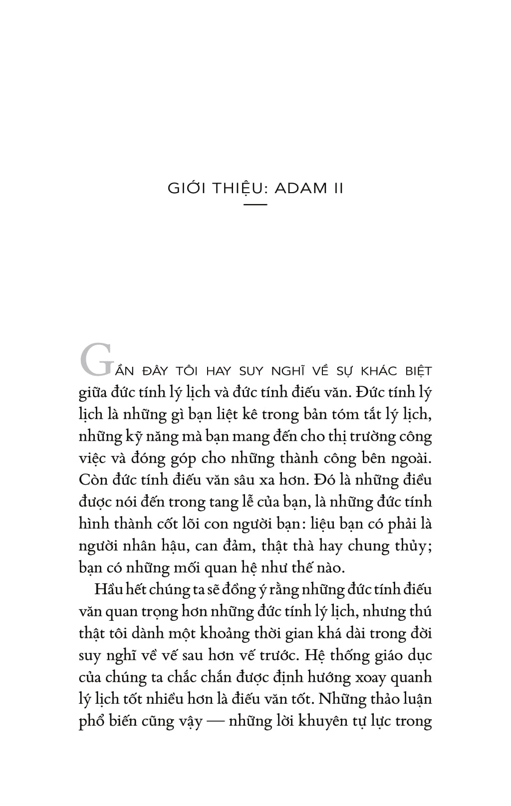 đường đến nhân cách