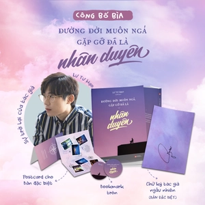 đường đời muôn ngả, gặp gỡ đã là nhân duyên - bản đặc biệt - tặng kèm bookmark + postcard + chữ ký tác giả ngẫu nhiên