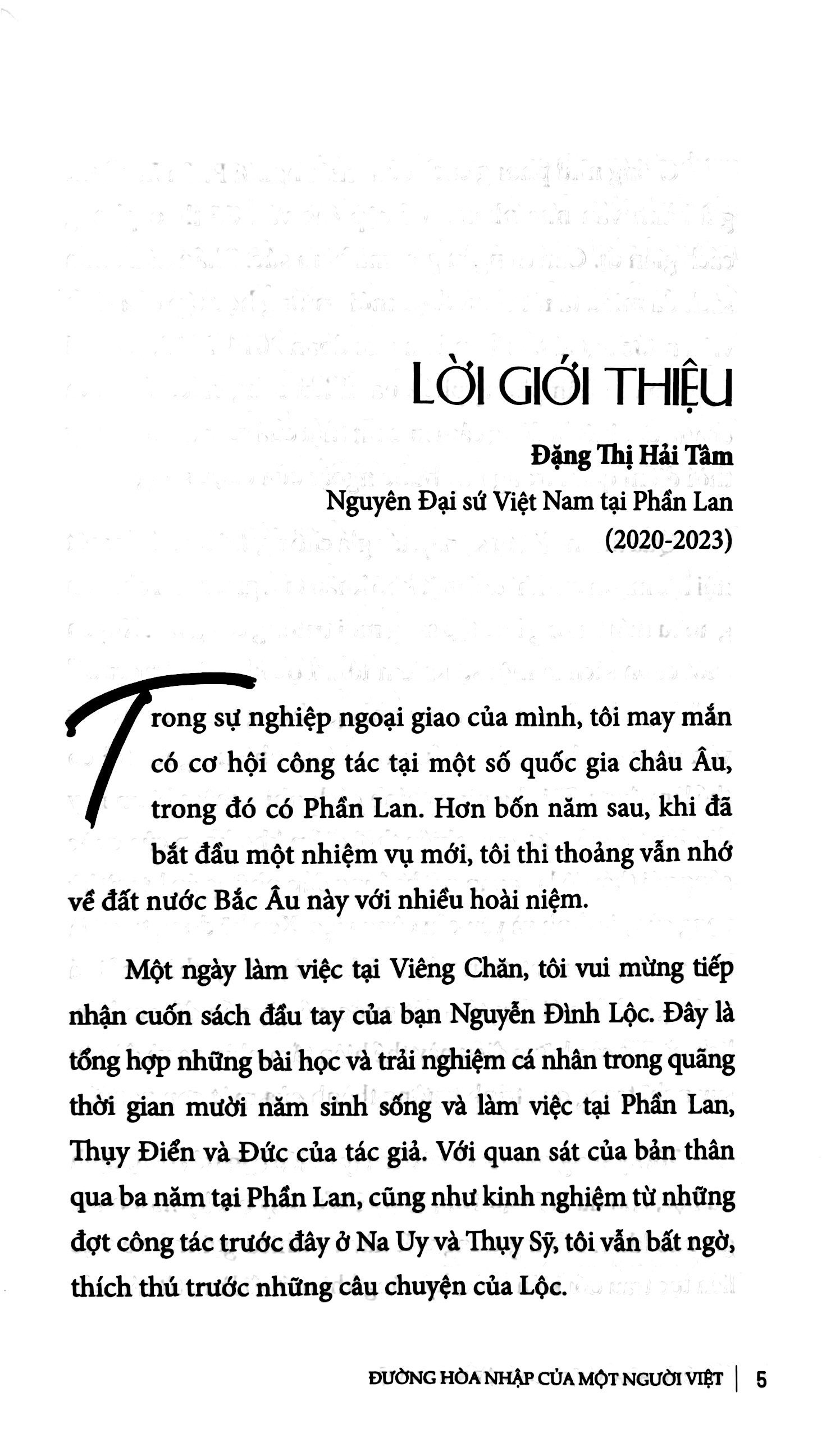 đường hòa nhập của một người việt