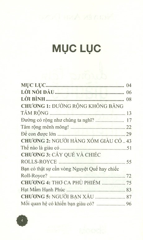 dưỡng tâm giàu có dưỡng thân nghèo khó (tái bản 2022)