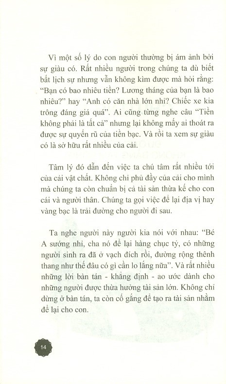dưỡng tâm giàu có dưỡng thân nghèo khó (tái bản 2022)