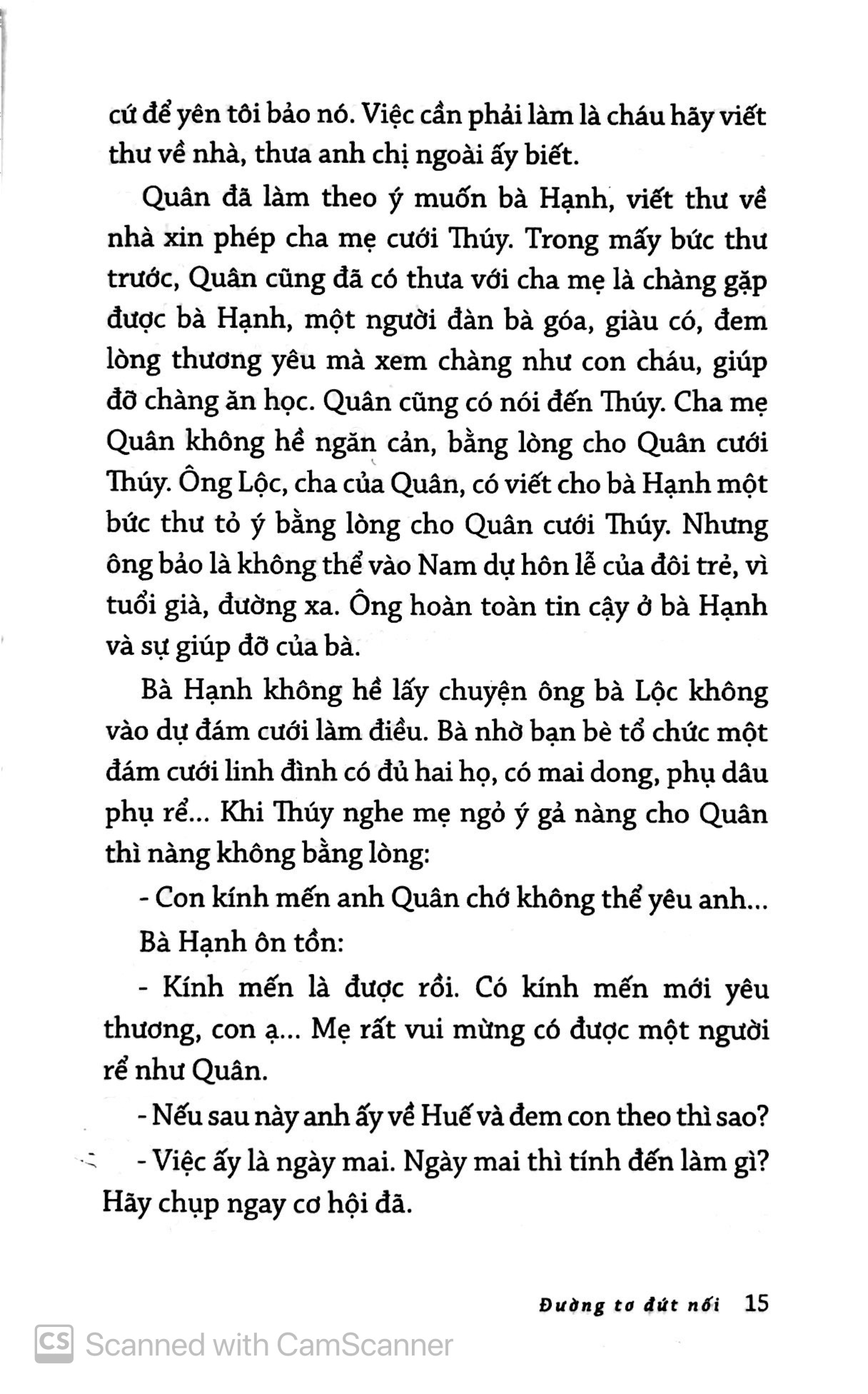 đường tơ đứt nối