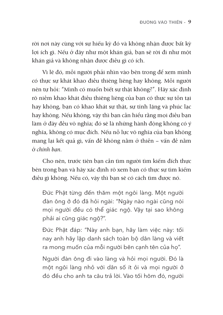 đường vào thiền