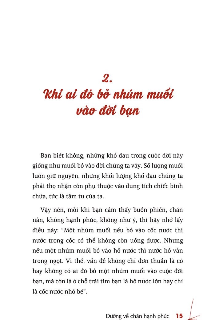 đường về chân hạnh phúc