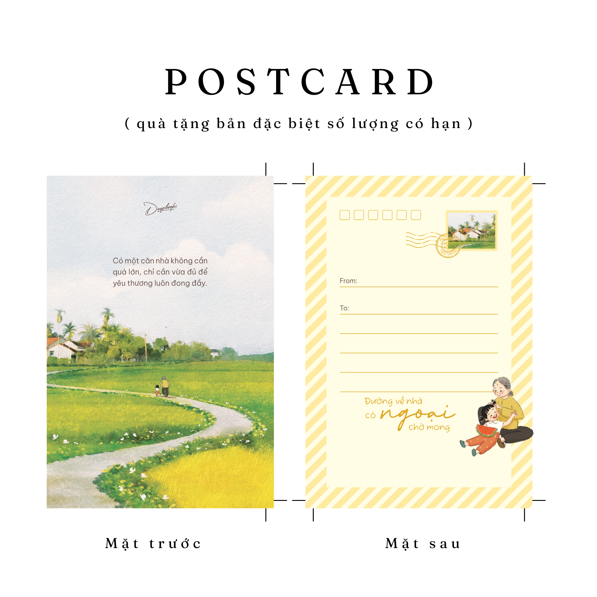 đường về nhà có ngoại chờ mong - bản đặc biệt - tặng kèm bookmark + postcard