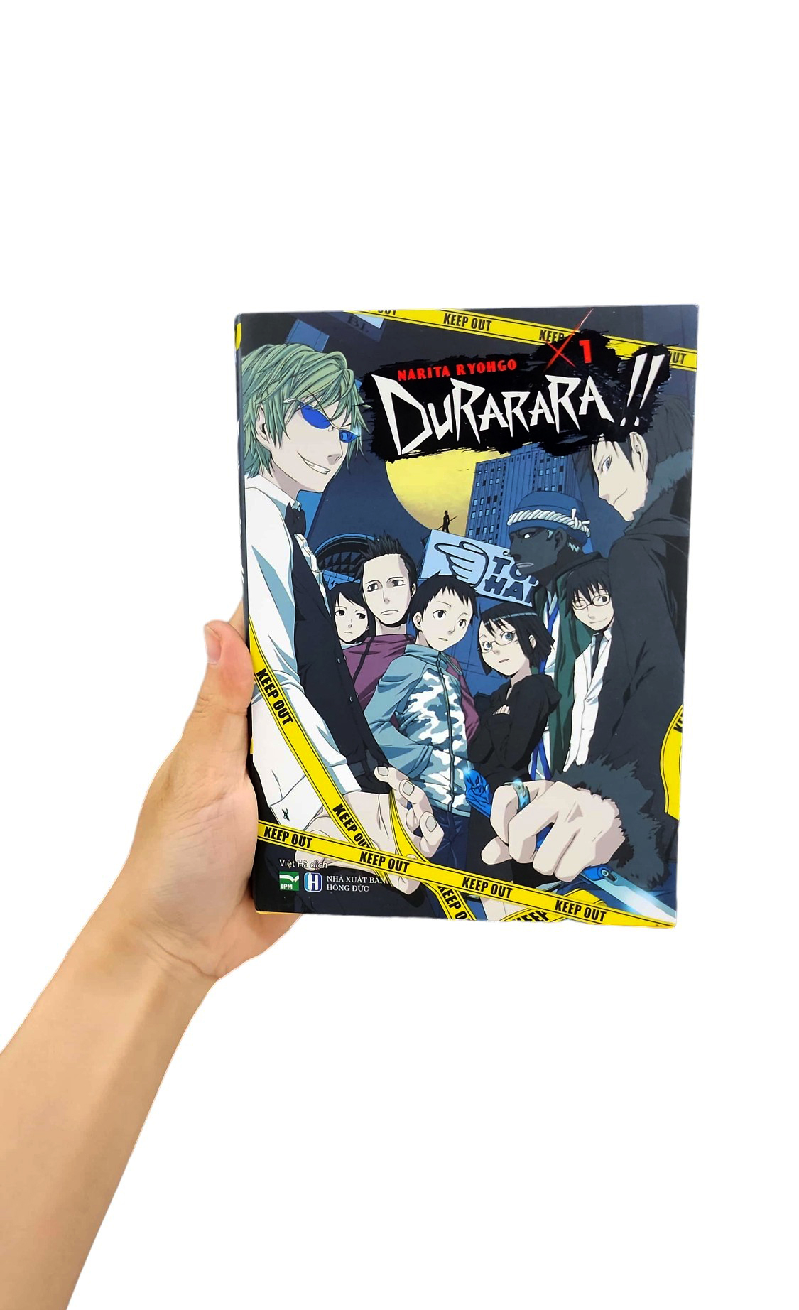 durarara!! - tập 1 - tặng kèm postcard in chất liệu pet