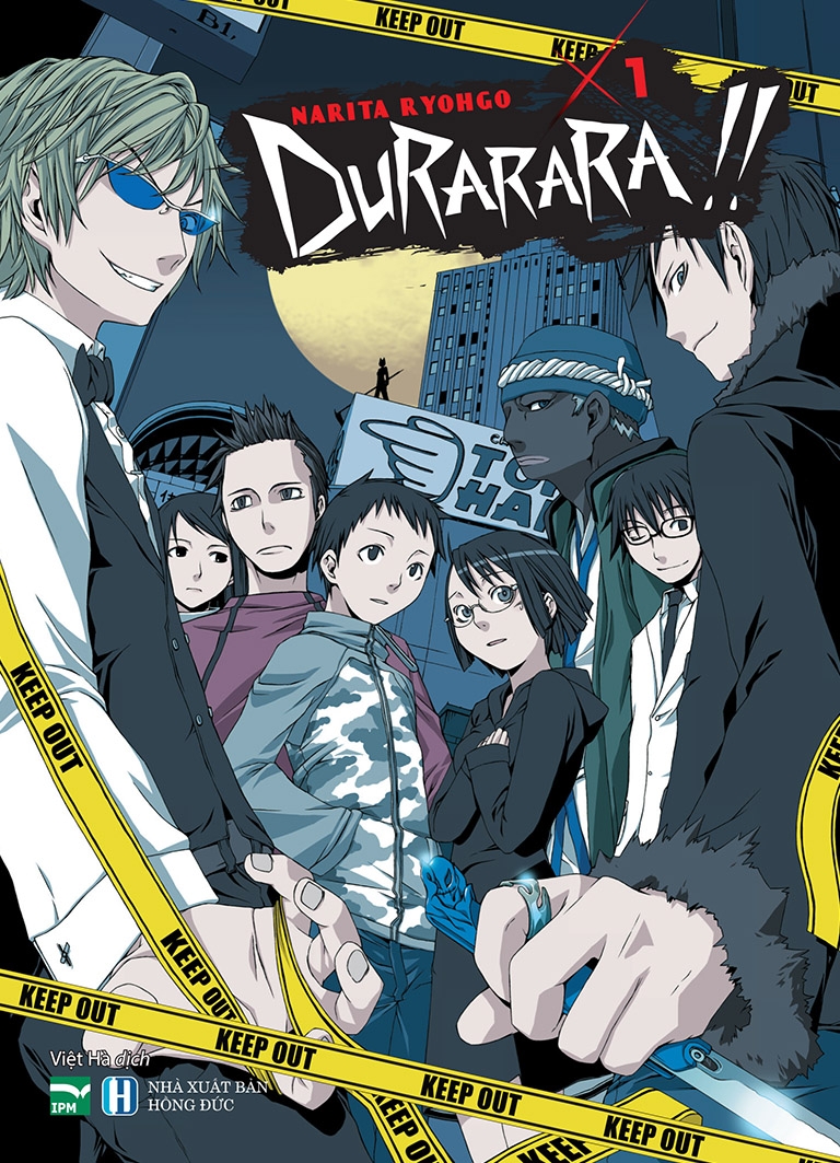 durarara!! - tập 1 - tặng kèm postcard in chất liệu pet