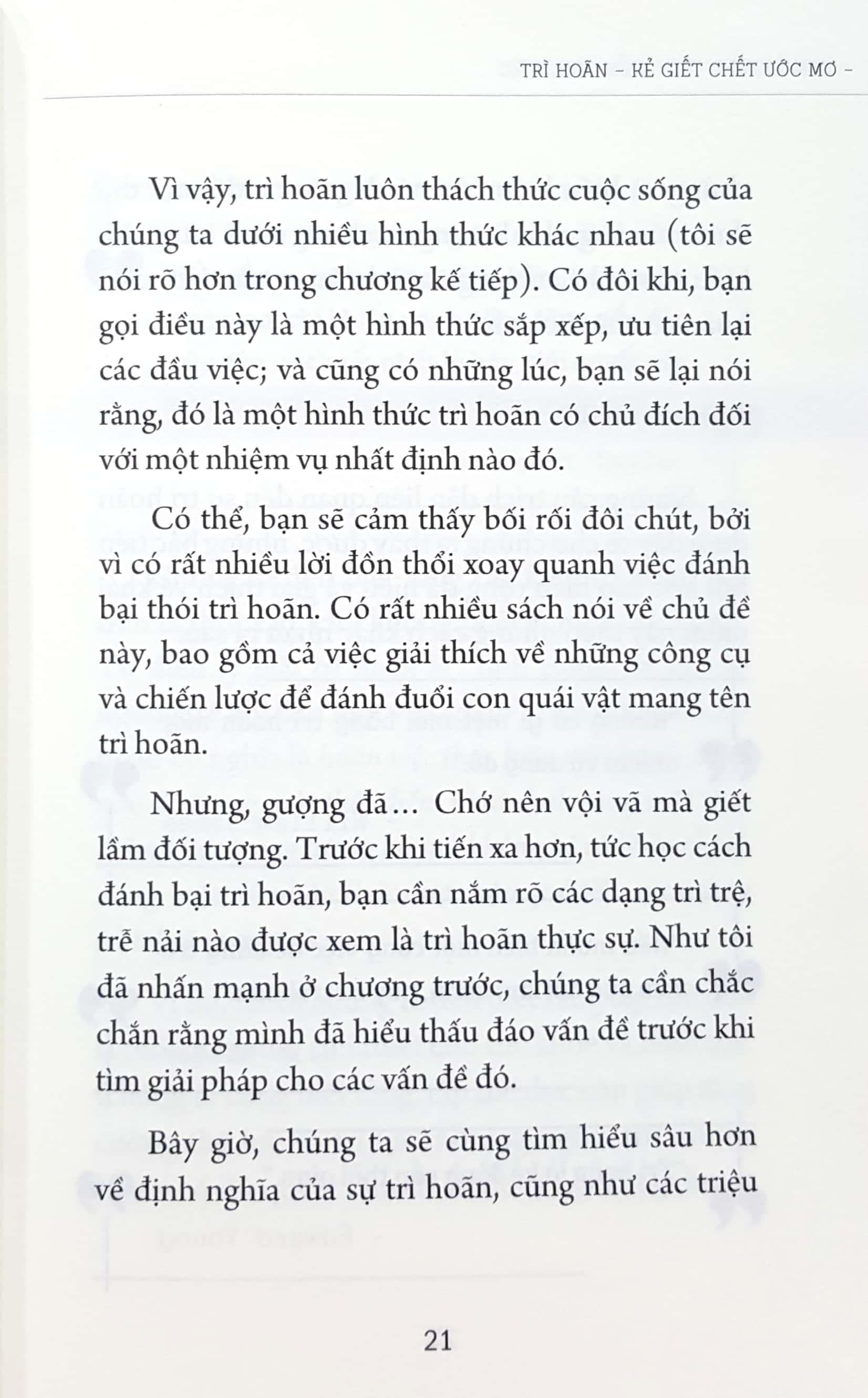 dứt điểm công việc