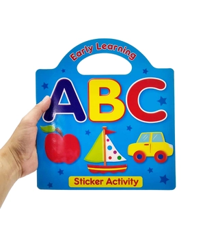 early learning abc - sticker activity