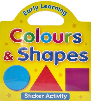 early learning colours and shapes - sticker activity