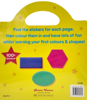 early learning colours and shapes - sticker activity